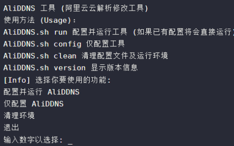 自建DDNS教程「阿里云 AliDDNS 2.0」