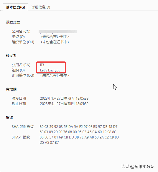 Ingress自动颁发永久免费证书