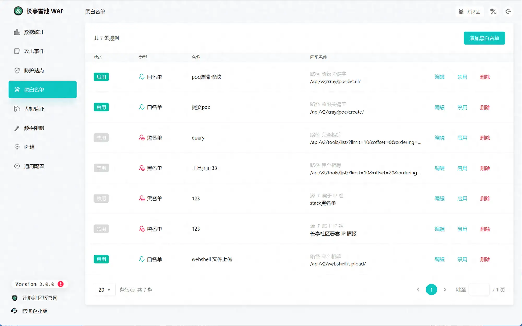 一款国产开源 Web 防火墙神器
