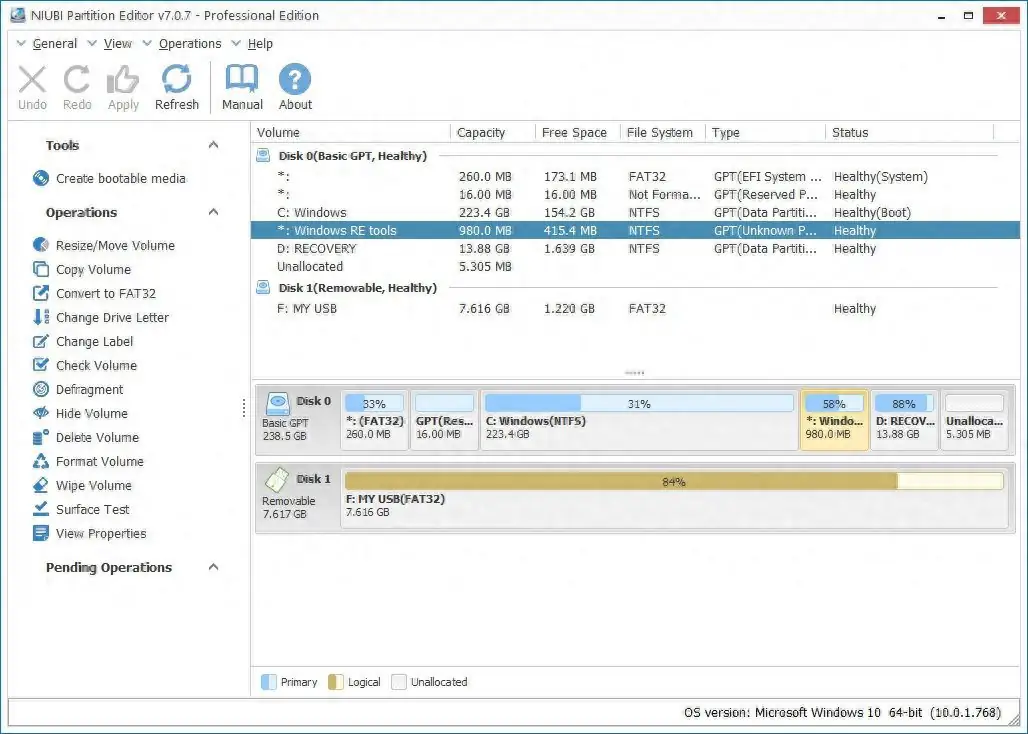 磁盘分区工具更新:NIUBI Partition Editor 9.8.0