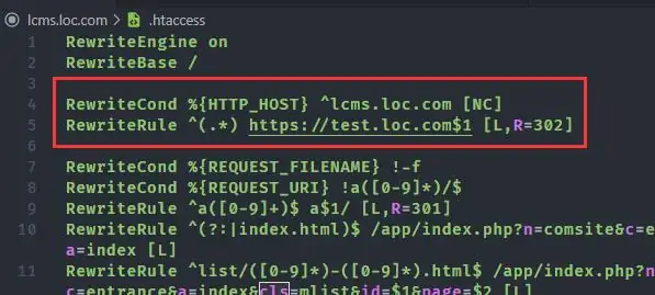 Nginx环境、Apache环境配置域名301跳转