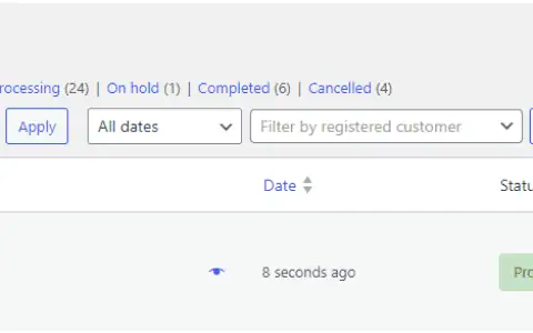 Woocommerce修改默认订单号：添加前缀和后缀 – 只需几行代码