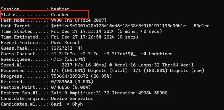 Excel 文件密码忘记了,教你用Hashcat轻松破解!