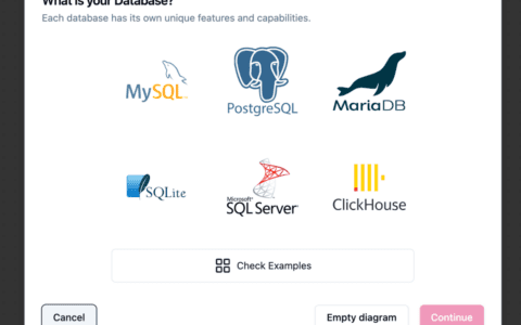 ChartDB 是一个功能强大的、基于网页的可视化数据库设计工具