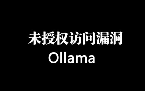 Ollama未授权访问漏洞Nginx反向代理解决方案