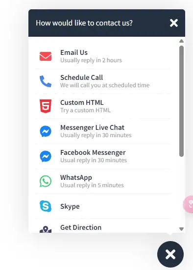 WordPress Any Contact Us插件下载和使用教程