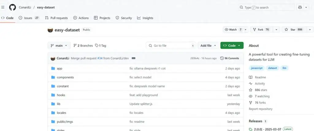 使用Easy Dataset为大模型准备训练数据，在线部署