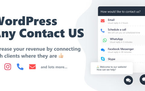 WordPress Any Contact Us插件下载和使用教程