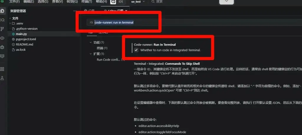 trae 配置 python 开发环境