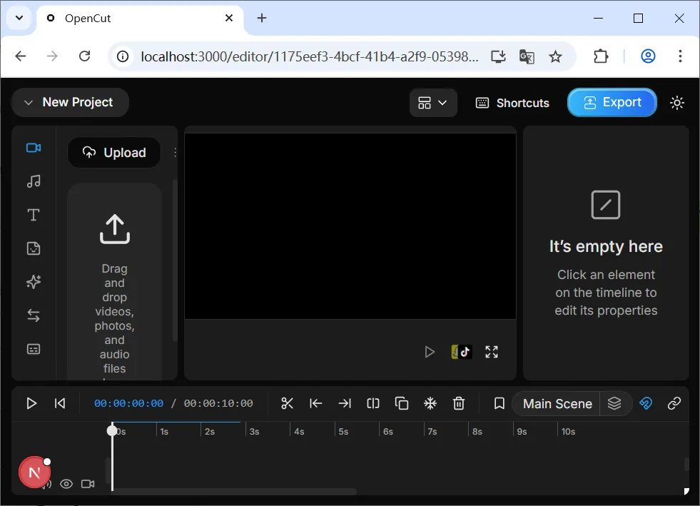 基于Node.js的国产视频编辑开源框架OpenCut