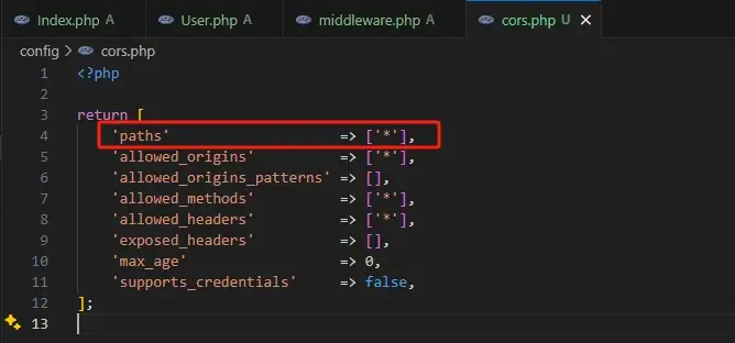 为ThinkPHP8快速开启跨域请求