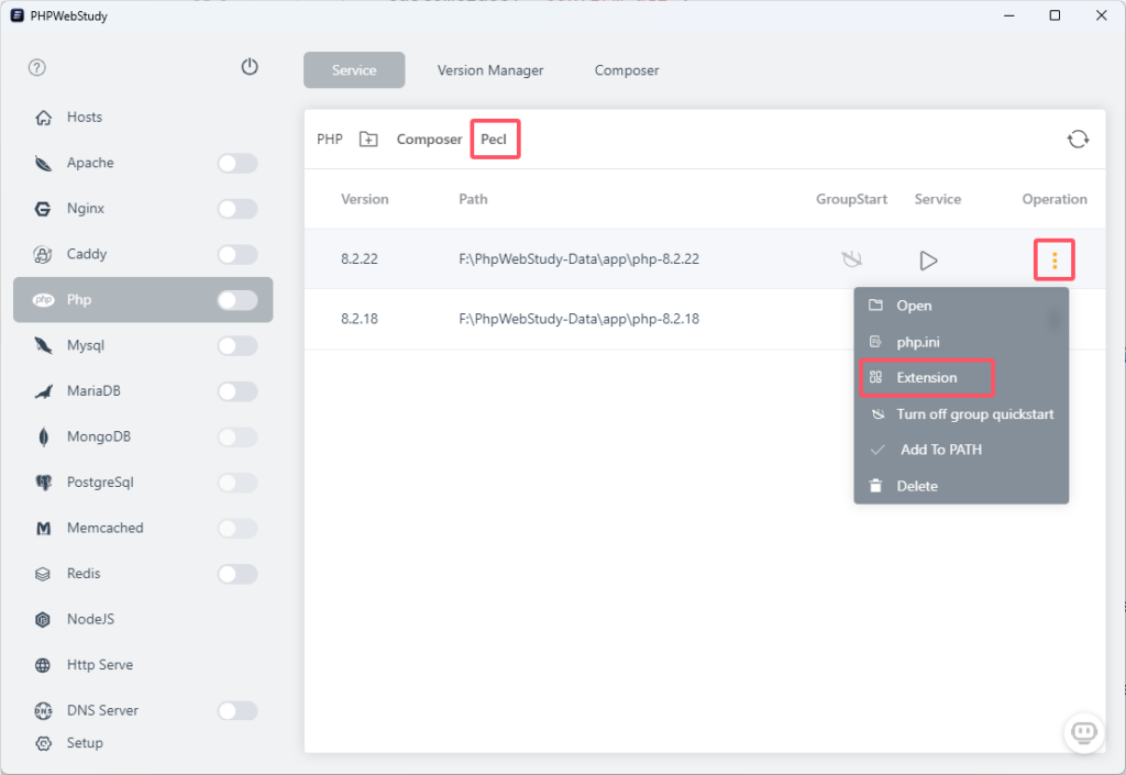 FlyEnv一体化全栈环境管理工具，快速设置本地开发环境，支持PHP、NodeJS、Java、Go、Rust、Python等