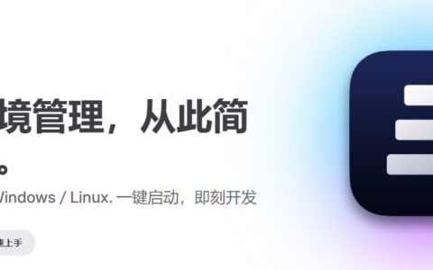 FlyEnv一体化全栈环境管理工具，快速设置本地开发环境，支持PHP、NodeJS、Java、Go、Rust、Python等