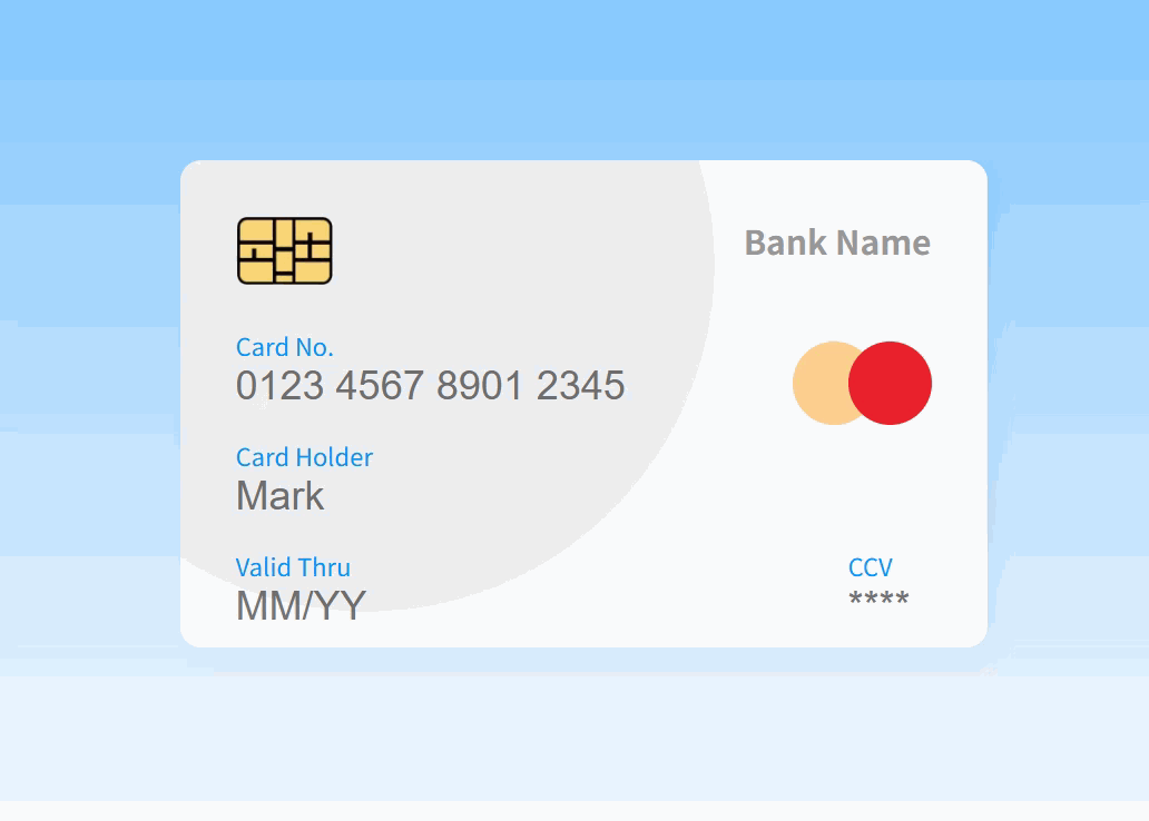 使用 HTML+CSS 打造高颜值信用卡支付表单