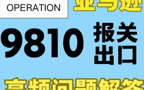9810跨境电商出口海外仓操作全流程解析与高频问题解答