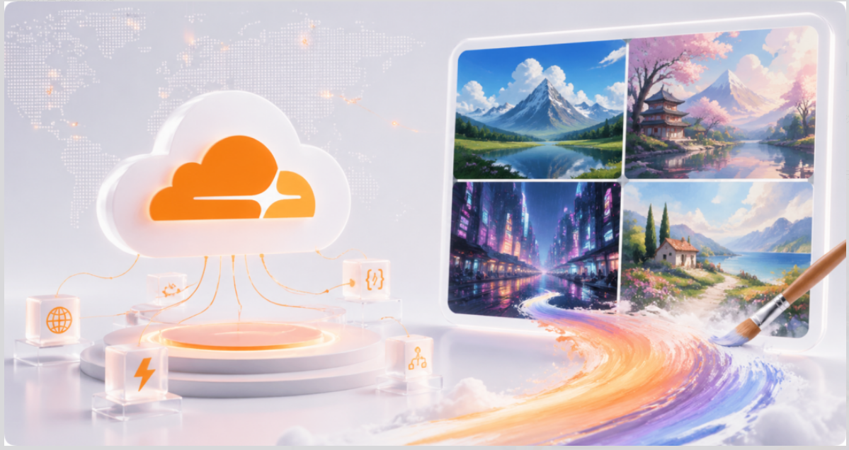 别再花钱了!5 分钟在 Cloudflare 搭建自己的文生图网站,零成本不限次数