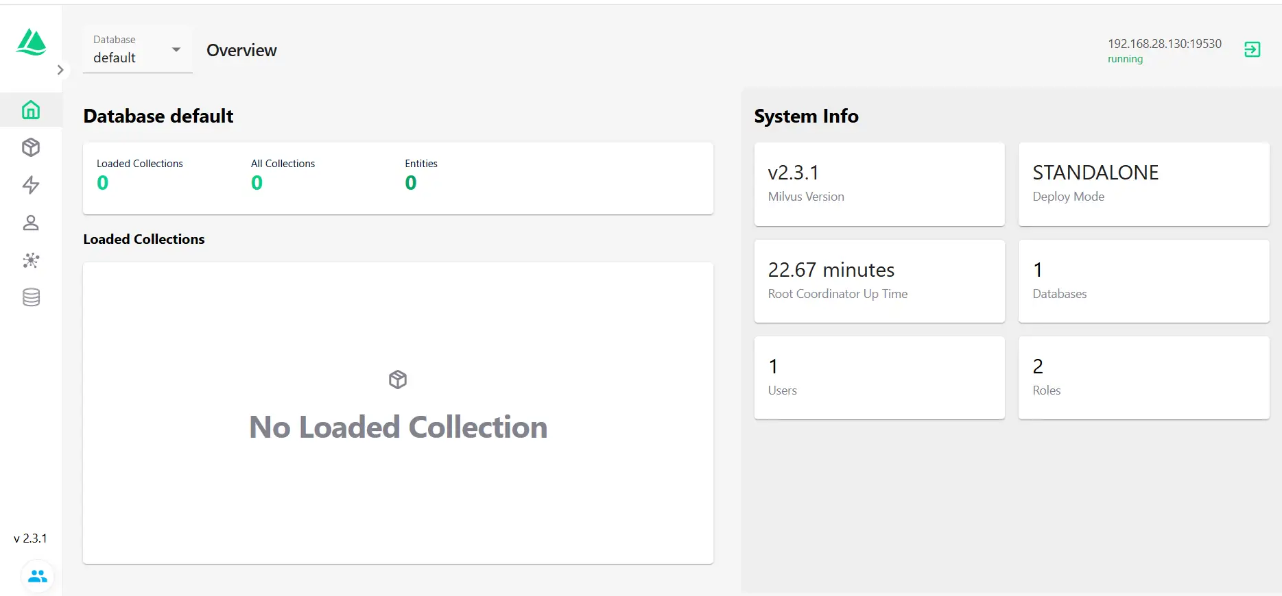 Milvus 2.3.1 安装教程:Docker Compose 部署单机版 + Attu 可视化工具完整指南