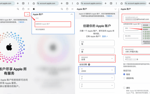 怎么注册台区/美区 Apple ID？免魔法免特殊IP注册教程及常见报错解决