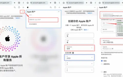 怎么注册台区/美区 Apple ID？免魔法免特殊IP注册教程及常见报错解决